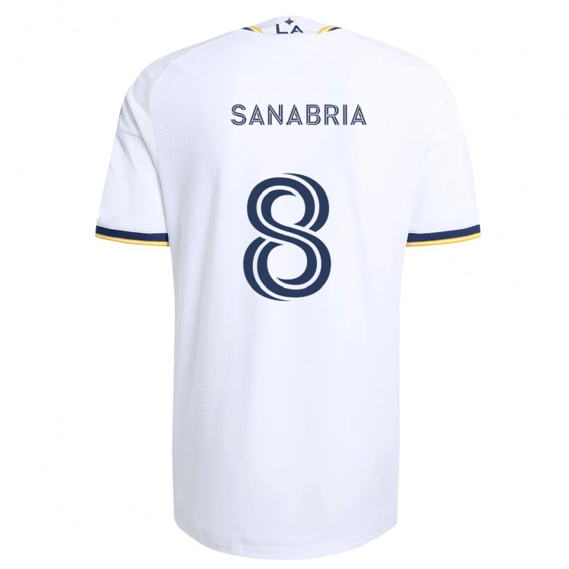 Danxen Dames Lucas Sanabria #8 Blauw Geel En Wit Thuisshirt Thuistenue 2026/27 T-Shirt België