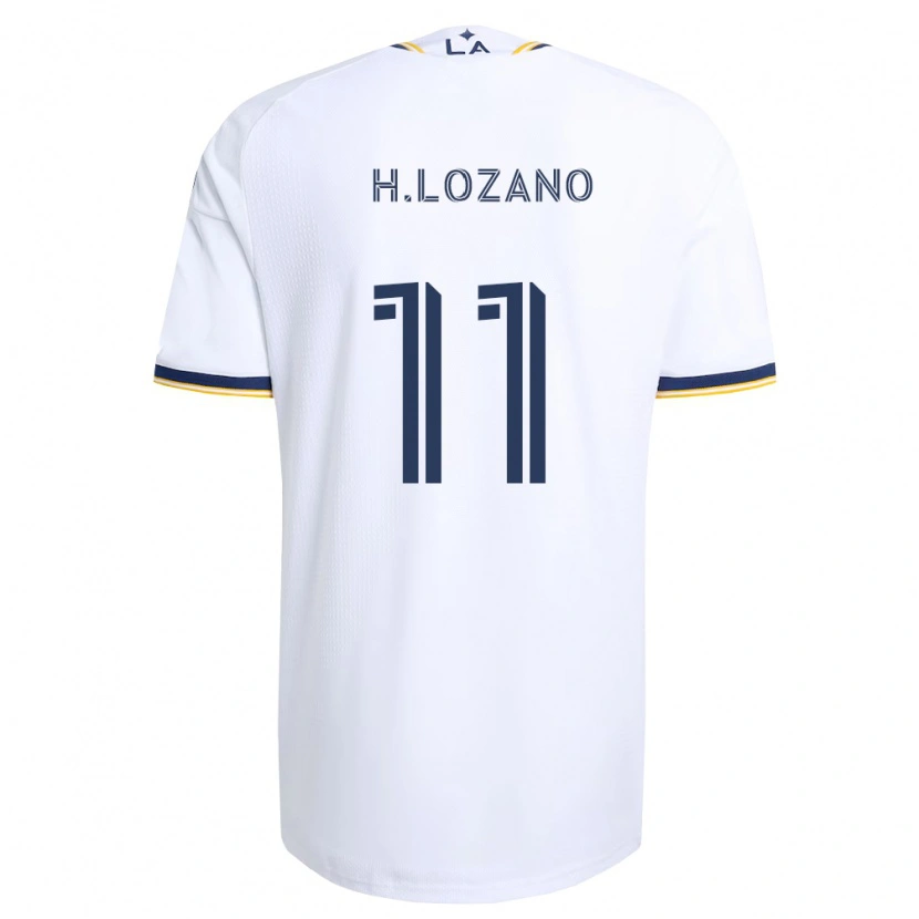 Danxen Dames Hirving Lozano #11 Blauw Geel En Wit Thuisshirt Thuistenue 2026/27 T-Shirt België