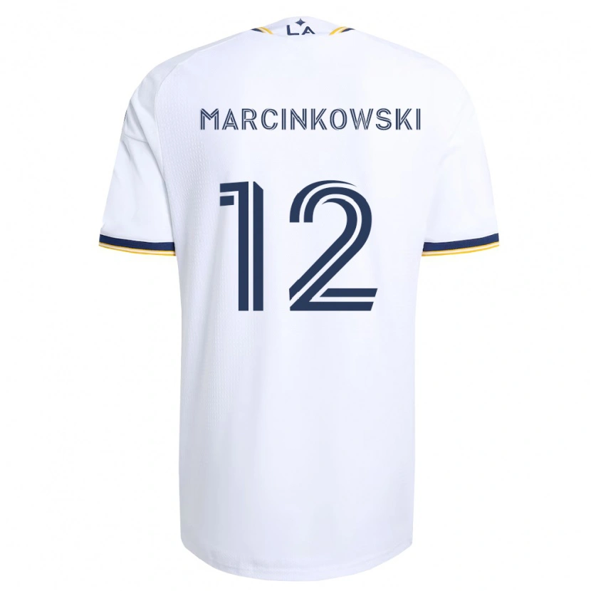 Danxen Dames Jt Marcinkowski #12 Blauw Geel En Wit Thuisshirt Thuistenue 2026/27 T-Shirt België