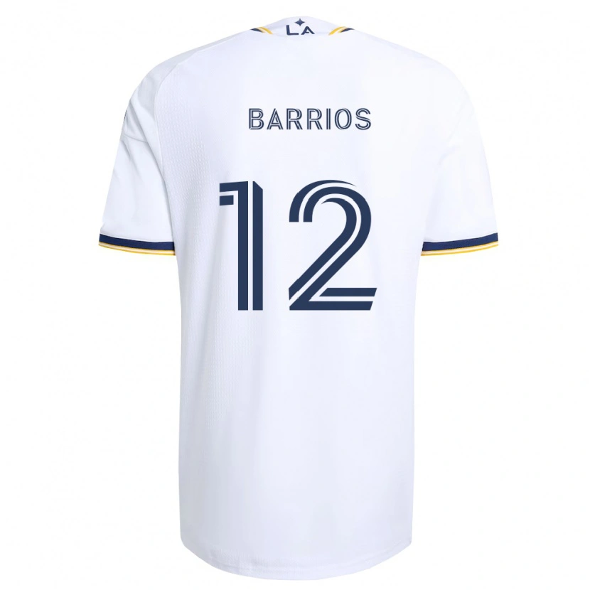 Danxen Dames Michael Barrios #12 Blauw Geel En Wit Thuisshirt Thuistenue 2026/27 T-Shirt België