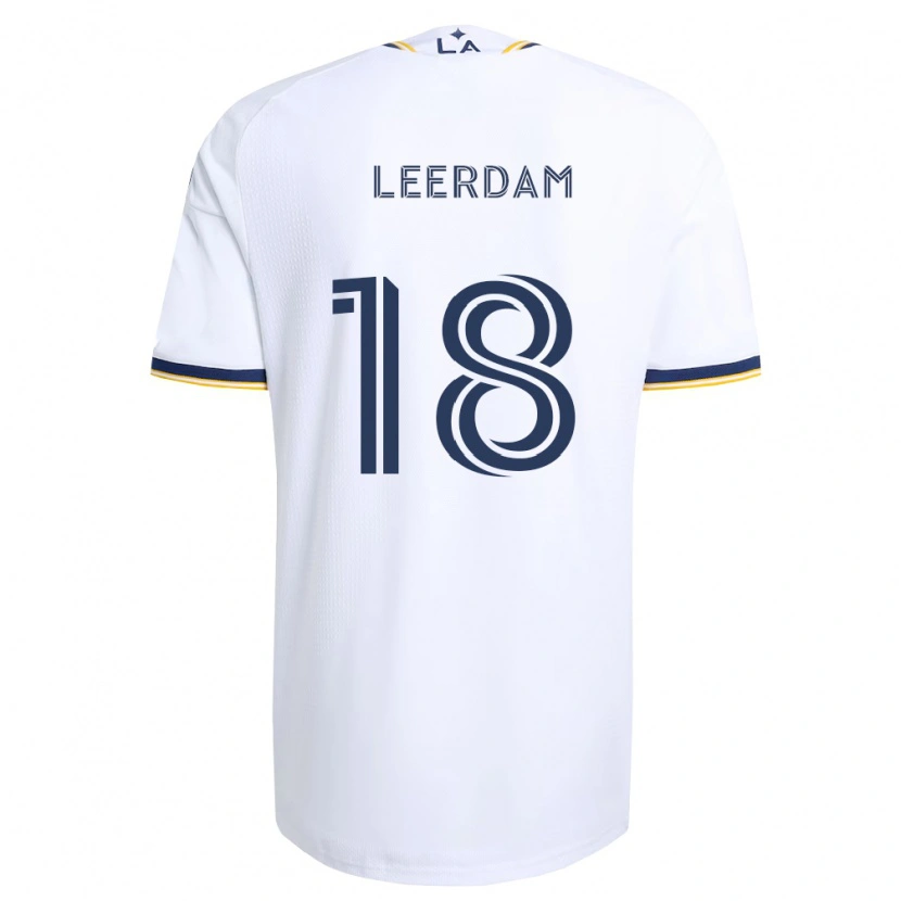 Danxen Dames Kelvin Leerdam #18 Blauw Geel En Wit Thuisshirt Thuistenue 2026/27 T-Shirt België