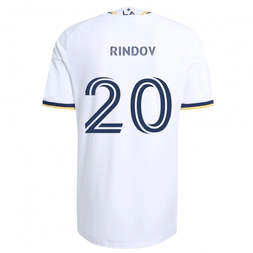Danxen Dames Chris Rindov #20 Blauw Geel En Wit Thuisshirt Thuistenue 2026/27 T-Shirt België