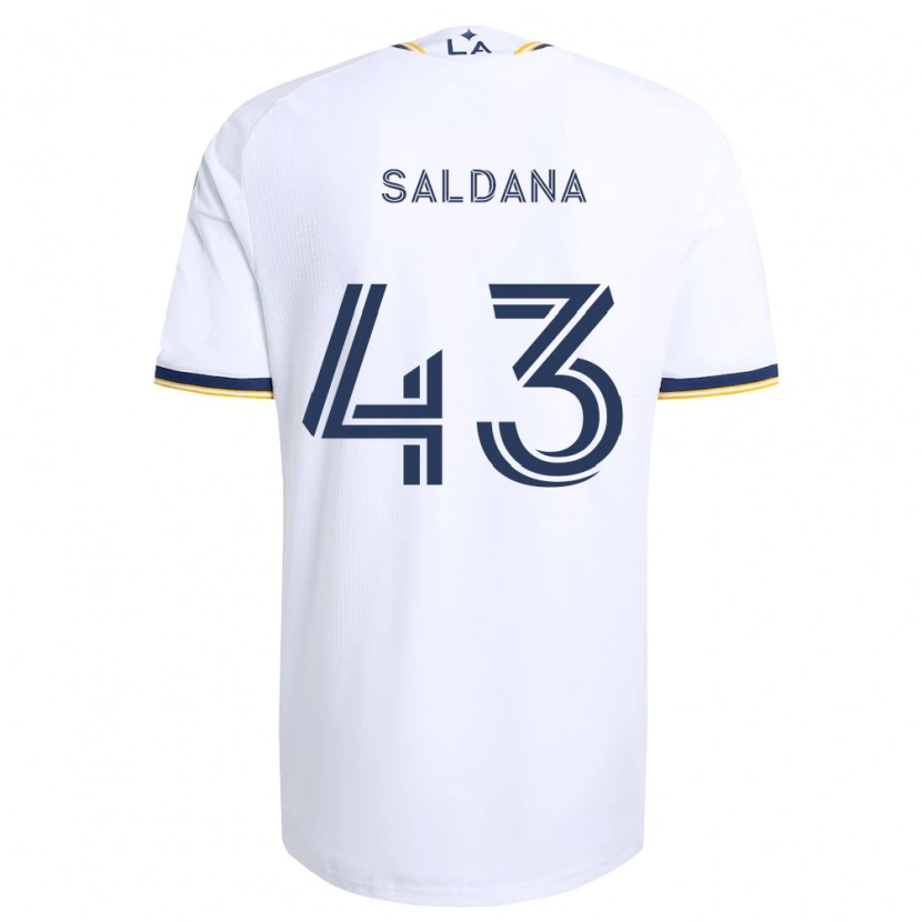 Danxen Dames Adam Saldaña #43 Blauw Geel En Wit Thuisshirt Thuistenue 2026/27 T-Shirt België