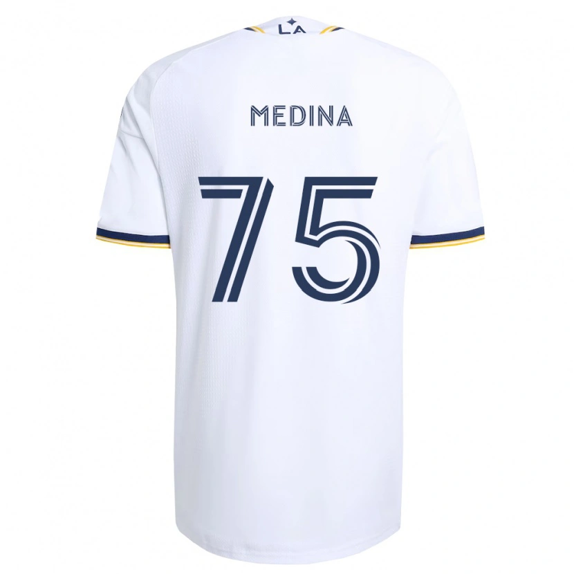 Danxen Dames Aaron Medina #75 Blauw Geel En Wit Thuisshirt Thuistenue 2026/27 T-Shirt België