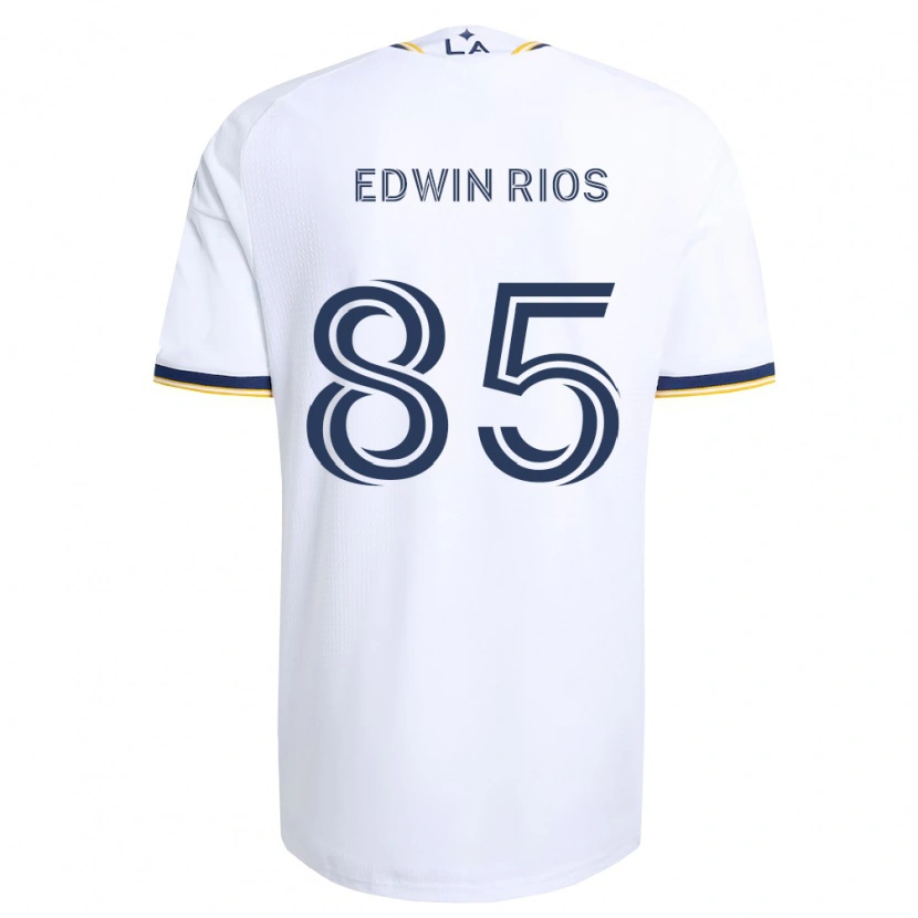 Danxen Dames Edwin Ríos #85 Blauw Geel En Wit Thuisshirt Thuistenue 2026/27 T-Shirt België