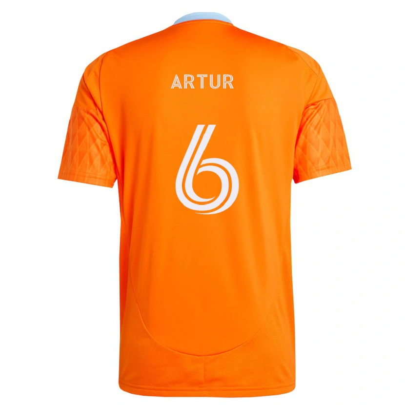 Danxen Dames José Artur De Lima Júnior #6 Oranje Wit Thuisshirt Thuistenue 2026/27 T-Shirt België