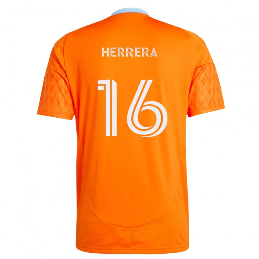 Danxen Dames Héctor Herrera #16 Oranje Wit Thuisshirt Thuistenue 2026/27 T-Shirt België