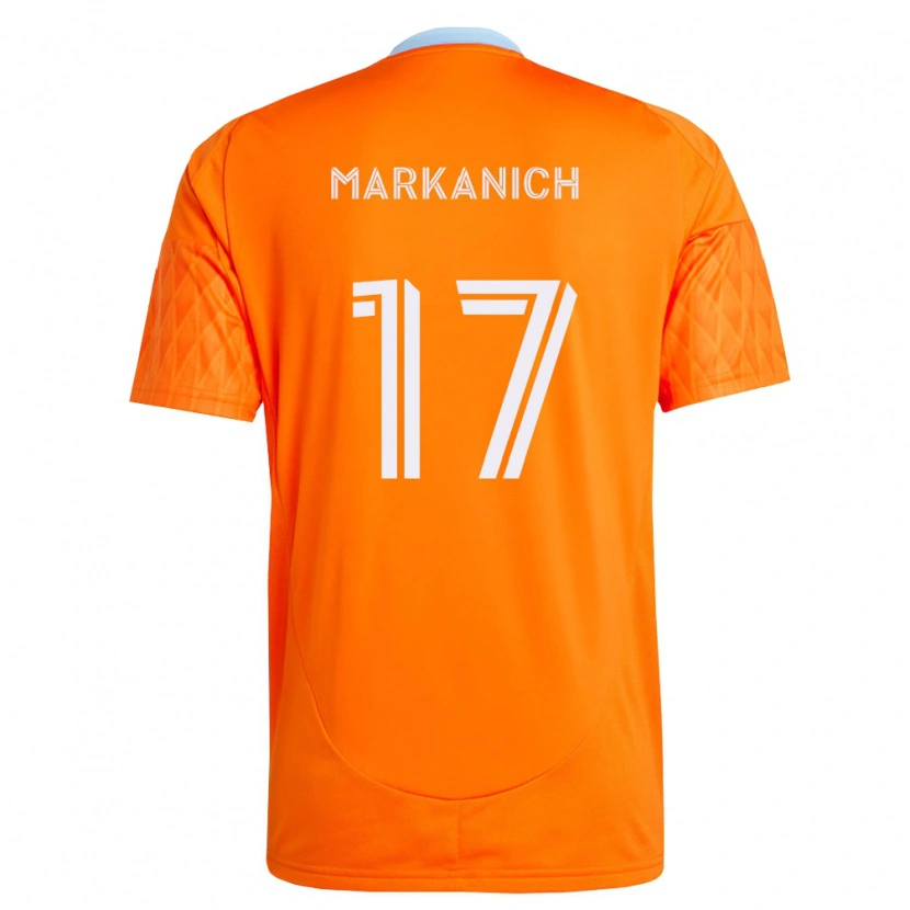 Danxen Dames Nick Markanich #17 Oranje Wit Thuisshirt Thuistenue 2026/27 T-Shirt België