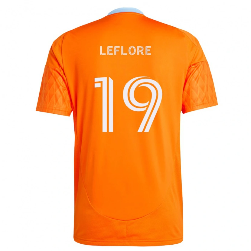 Danxen Dames Isaiah Leflore #19 Oranje Wit Thuisshirt Thuistenue 2026/27 T-Shirt België