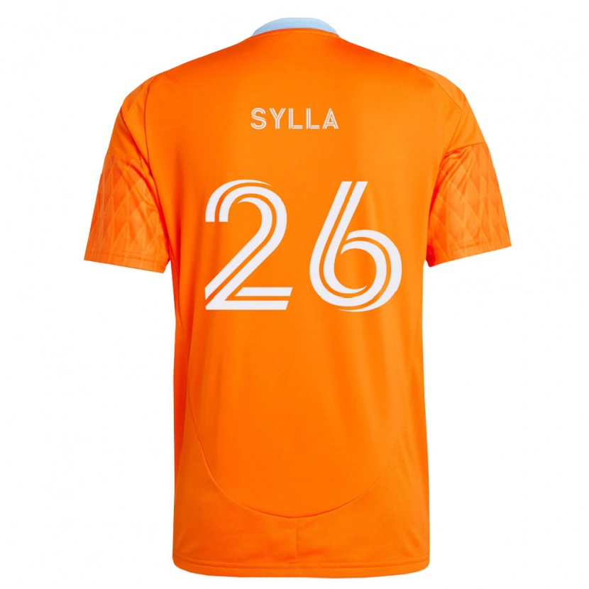 Danxen Dames Ousmane Sylla #26 Oranje Wit Thuisshirt Thuistenue 2026/27 T-Shirt België