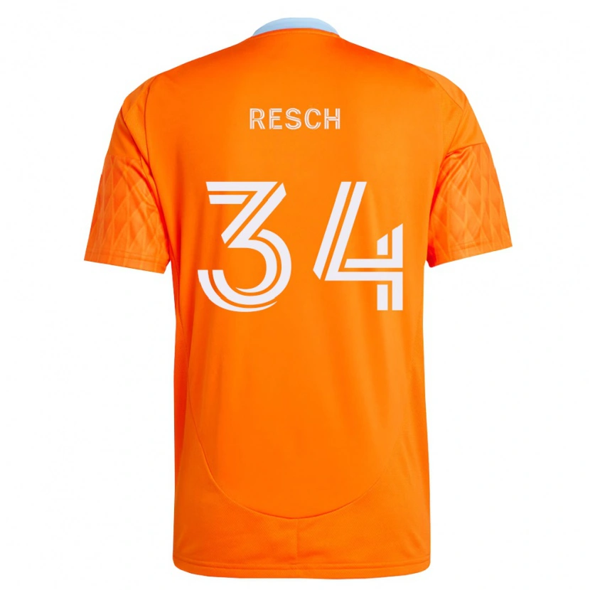 Danxen Dames Agustin Resch #34 Oranje Wit Thuisshirt Thuistenue 2026/27 T-Shirt België