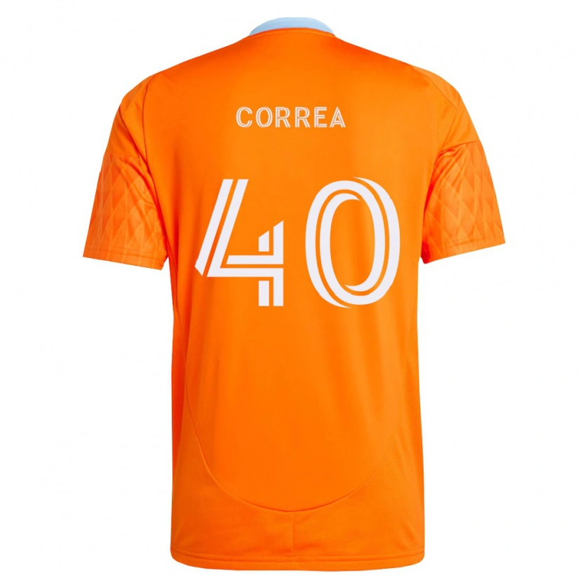 Danxen Dames Enrique Correa #40 Oranje Wit Thuisshirt Thuistenue 2026/27 T-Shirt België