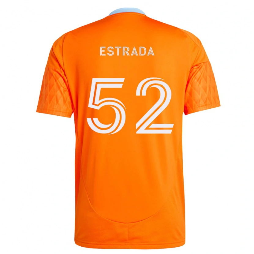 Danxen Dames Jorge Estrada #52 Oranje Wit Thuisshirt Thuistenue 2026/27 T-Shirt België