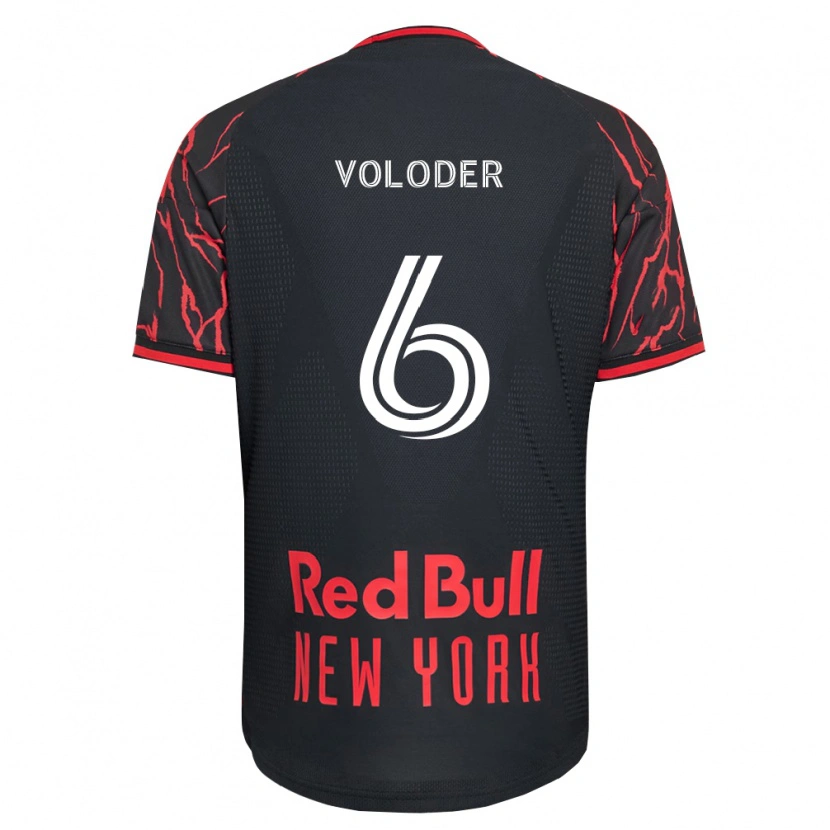 Danxen Dames Robert Voloder #6 Rood Zwart Wit Thuisshirt Thuistenue 2026/27 T-Shirt België