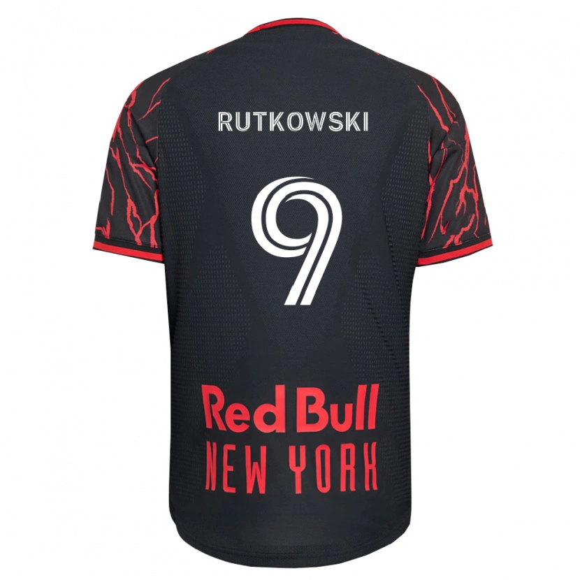 Danxen Dames David Rutkowski #9 Rood Zwart Wit Thuisshirt Thuistenue 2026/27 T-Shirt België