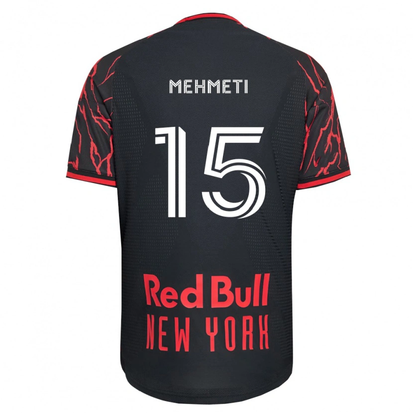 Danxen Dames Adri Mehmeti #15 Rood Zwart Wit Thuisshirt Thuistenue 2026/27 T-Shirt België