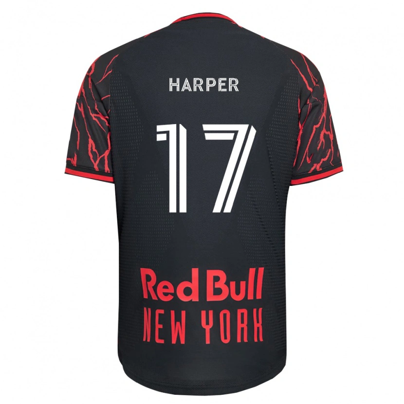 Danxen Dames Cameron Harper #17 Rood Zwart Wit Thuisshirt Thuistenue 2026/27 T-Shirt België