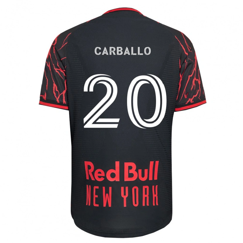 Danxen Dames Felipe Carballo #20 Rood Zwart Wit Thuisshirt Thuistenue 2026/27 T-Shirt België
