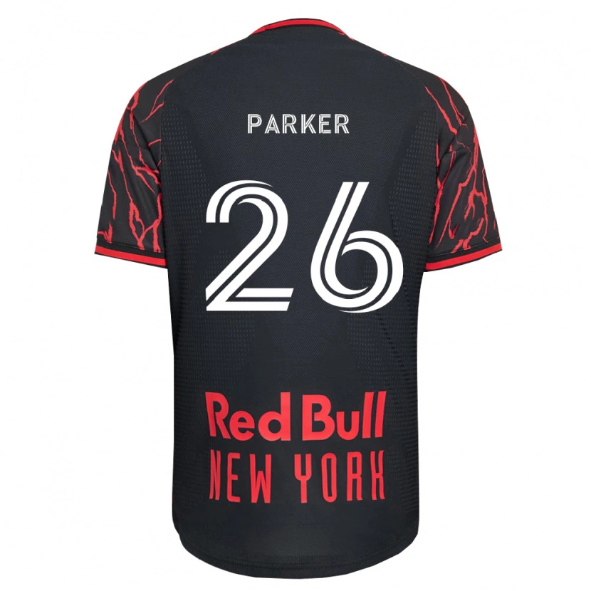 Danxen Dames Tim Parker #26 Rood Zwart Wit Thuisshirt Thuistenue 2026/27 T-Shirt België