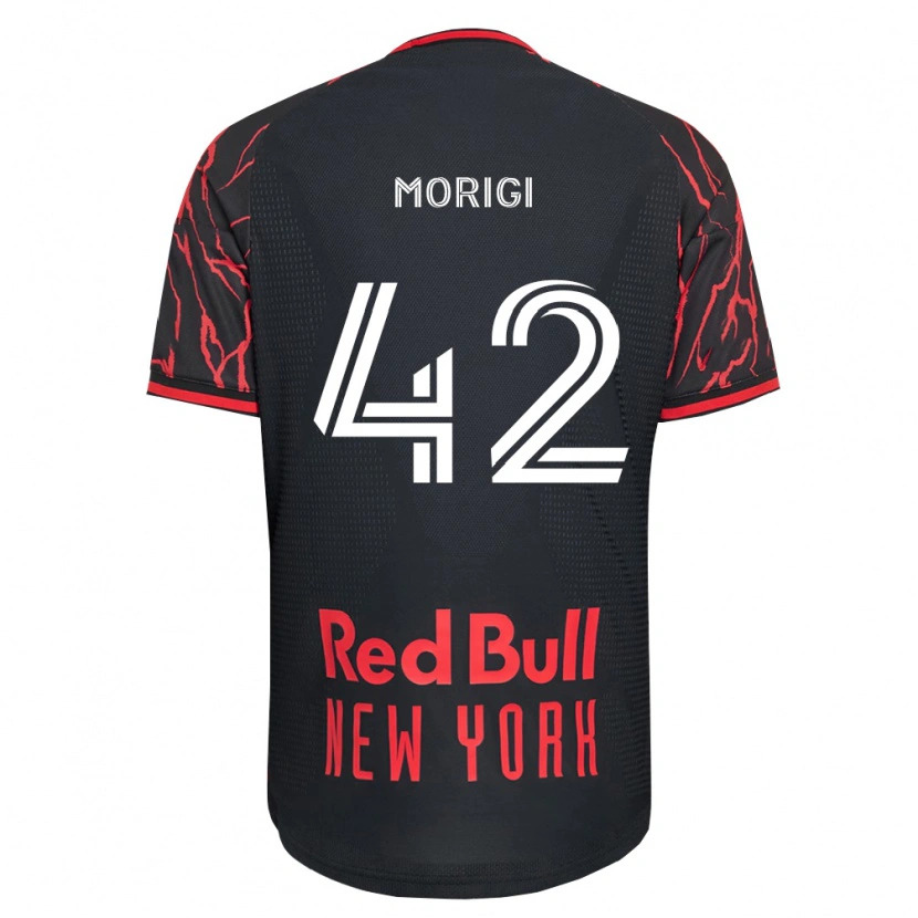 Danxen Dames Marco Morigi #42 Rood Zwart Wit Thuisshirt Thuistenue 2026/27 T-Shirt België