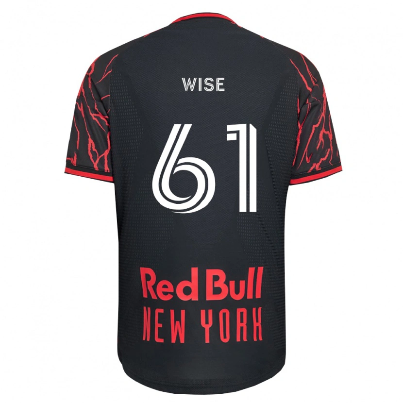 Danxen Dames Henry Wise #61 Rood Zwart Wit Thuisshirt Thuistenue 2026/27 T-Shirt België