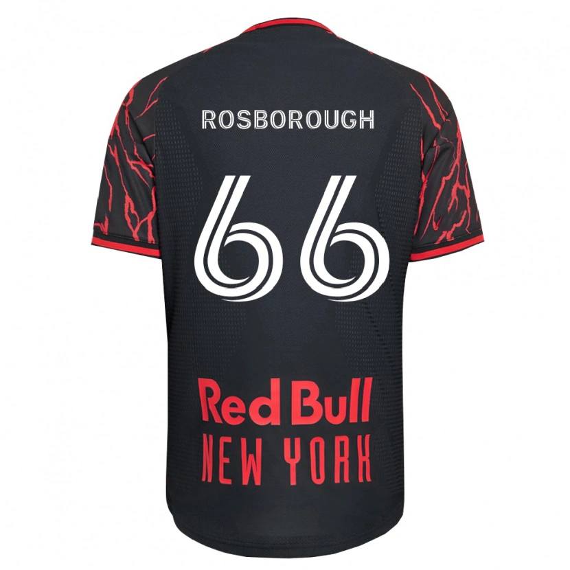 Danxen Dames Tanner Rosborough #66 Rood Zwart Wit Thuisshirt Thuistenue 2026/27 T-Shirt België
