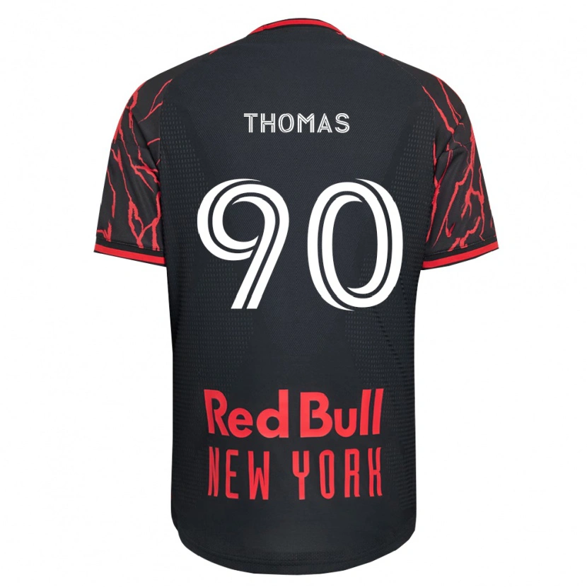 Danxen Dames Oladayo Thomas #90 Rood Zwart Wit Thuisshirt Thuistenue 2026/27 T-Shirt België