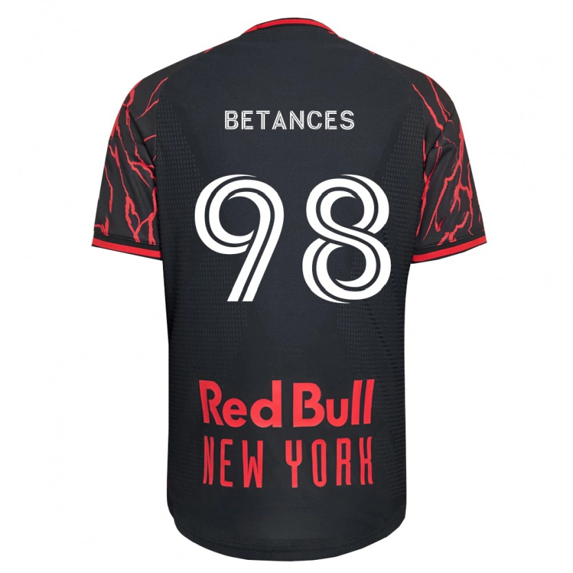 Danxen Dames Aidan Betances #98 Rood Zwart Wit Thuisshirt Thuistenue 2026/27 T-Shirt België