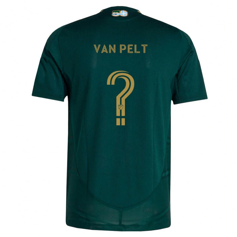 Danxen Dames Kennan Van Pelt #0 Donkergroen Bruin Thuisshirt Thuistenue 2026/27 T-Shirt België