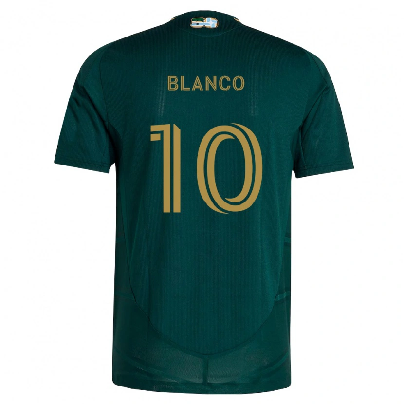 Danxen Dames Sebastián Blanco #10 Donkergroen Bruin Thuisshirt Thuistenue 2026/27 T-Shirt België