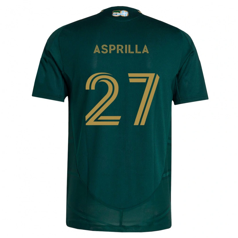 Danxen Dames Dairon Asprilla #27 Donkergroen Bruin Thuisshirt Thuistenue 2026/27 T-Shirt België