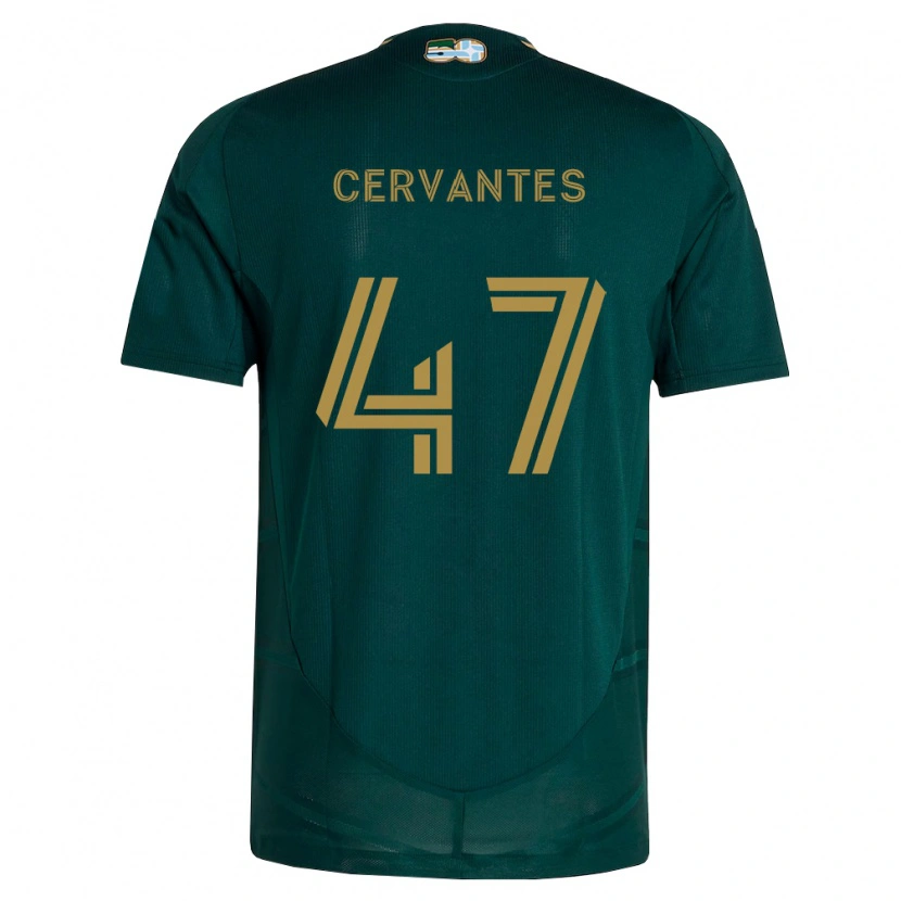Danxen Dames Daniel Cervantes #47 Donkergroen Bruin Thuisshirt Thuistenue 2026/27 T-Shirt België