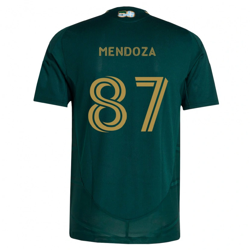 Danxen Dames Christian Mendoza #87 Donkergroen Bruin Thuisshirt Thuistenue 2026/27 T-Shirt België