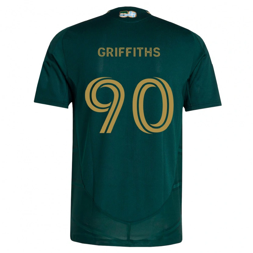 Danxen Dames Reo Griffiths #90 Donkergroen Bruin Thuisshirt Thuistenue 2026/27 T-Shirt België