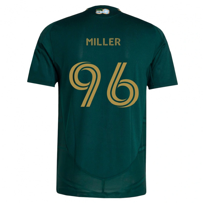 Danxen Dames Carver Miller #96 Donkergroen Bruin Thuisshirt Thuistenue 2026/27 T-Shirt België