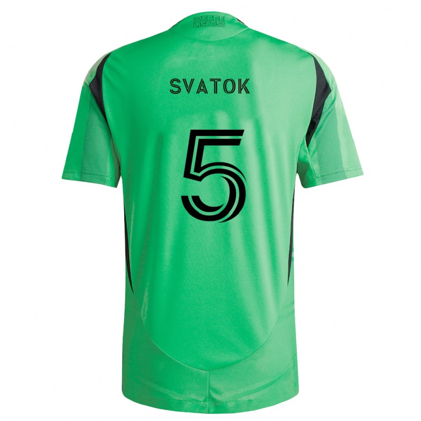 Danxen Dames Oleksandr Svatok #5 Smaragdgroen Zwart Thuisshirt Thuistenue 2026/27 T-Shirt België