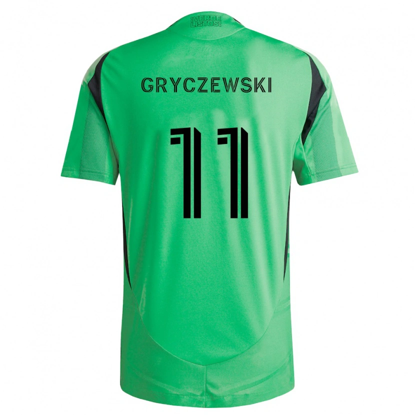 Danxen Dames Patrick Gryczewski #11 Smaragdgroen Zwart Thuisshirt Thuistenue 2026/27 T-Shirt België