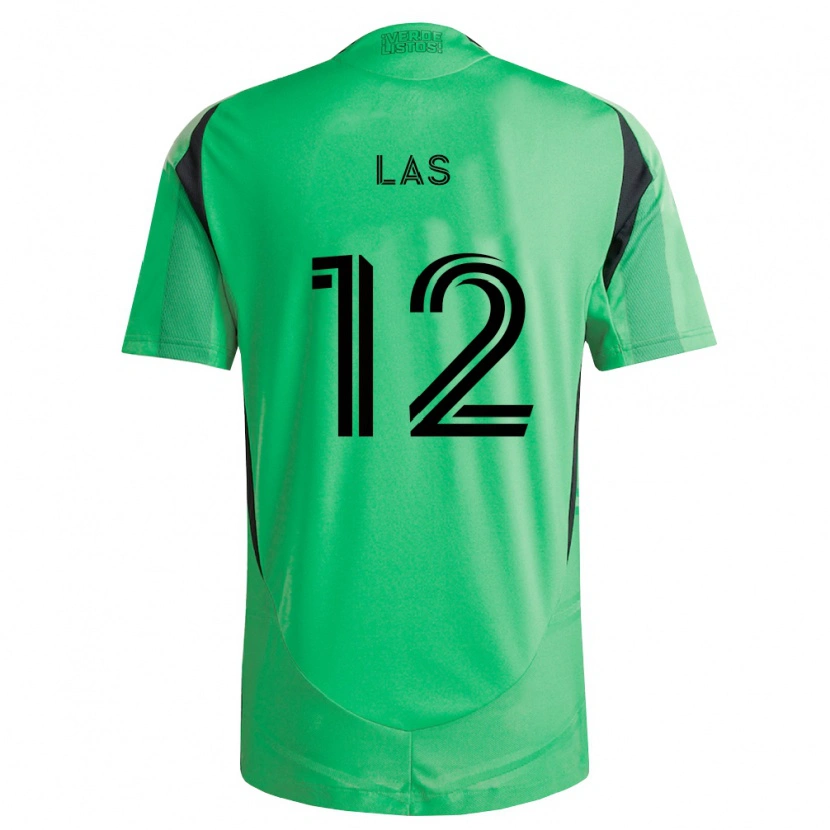 Danxen Dames Damian Las #12 Smaragdgroen Zwart Thuisshirt Thuistenue 2026/27 T-Shirt België
