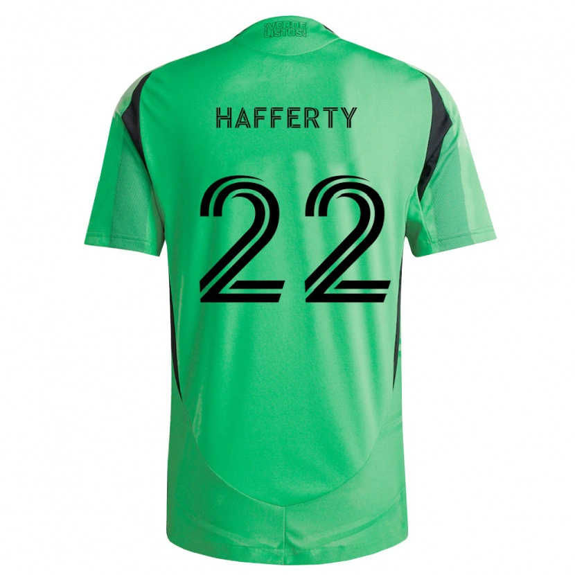 Danxen Dames Joe Hafferty #22 Smaragdgroen Zwart Thuisshirt Thuistenue 2026/27 T-Shirt België