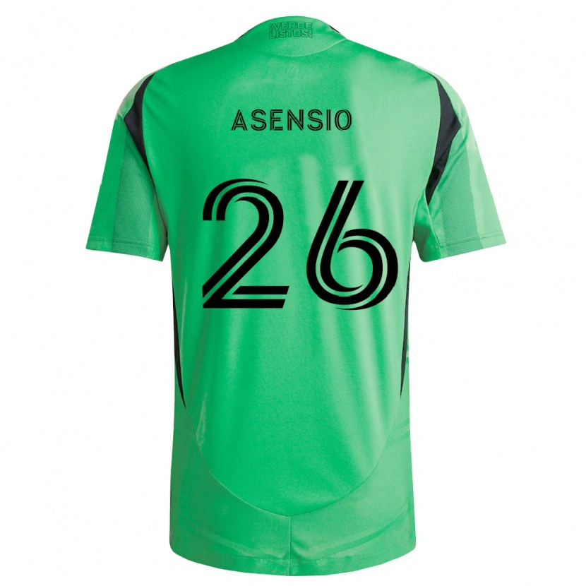Danxen Dames Charlie Asensio #26 Smaragdgroen Zwart Thuisshirt Thuistenue 2026/27 T-Shirt België