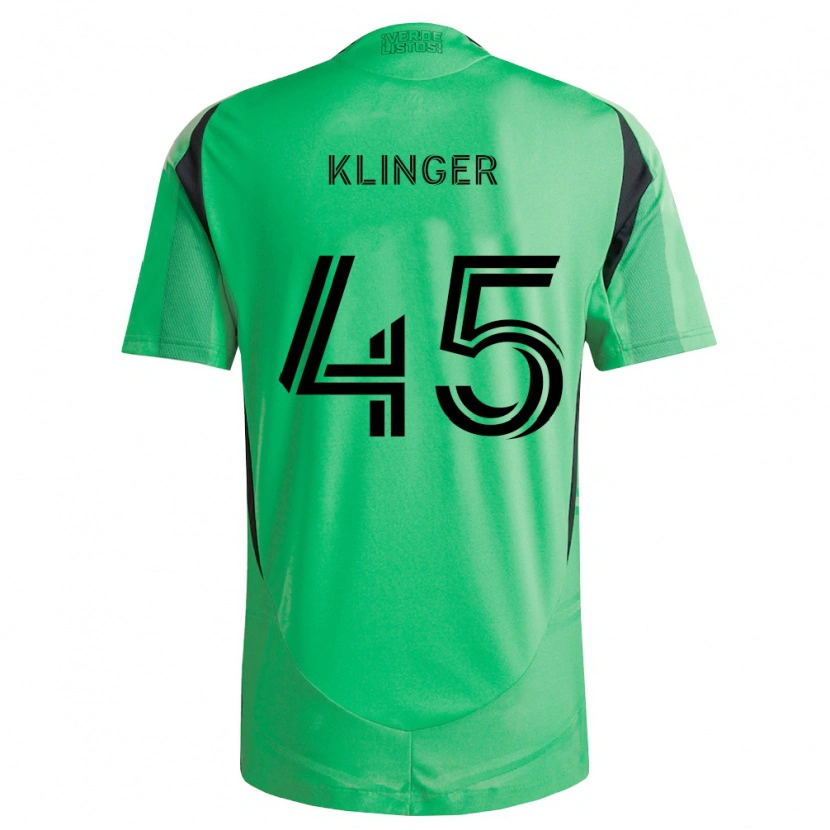 Danxen Dames Ryan Klinger #45 Smaragdgroen Zwart Thuisshirt Thuistenue 2026/27 T-Shirt België