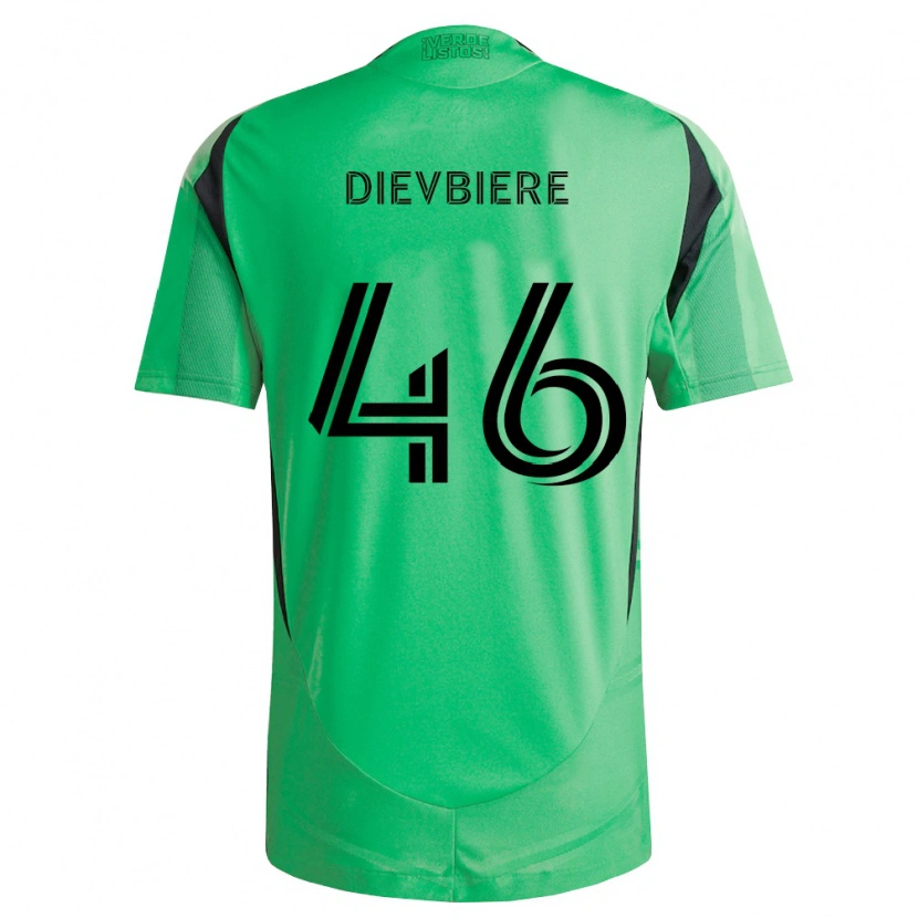 Danxen Dames Vona Dievbiere #46 Smaragdgroen Zwart Thuisshirt Thuistenue 2026/27 T-Shirt België