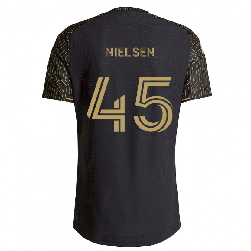 Danxen Dames Kenny Nielsen #45 Bruin Zwart Thuisshirt Thuistenue 2026/27 T-Shirt België