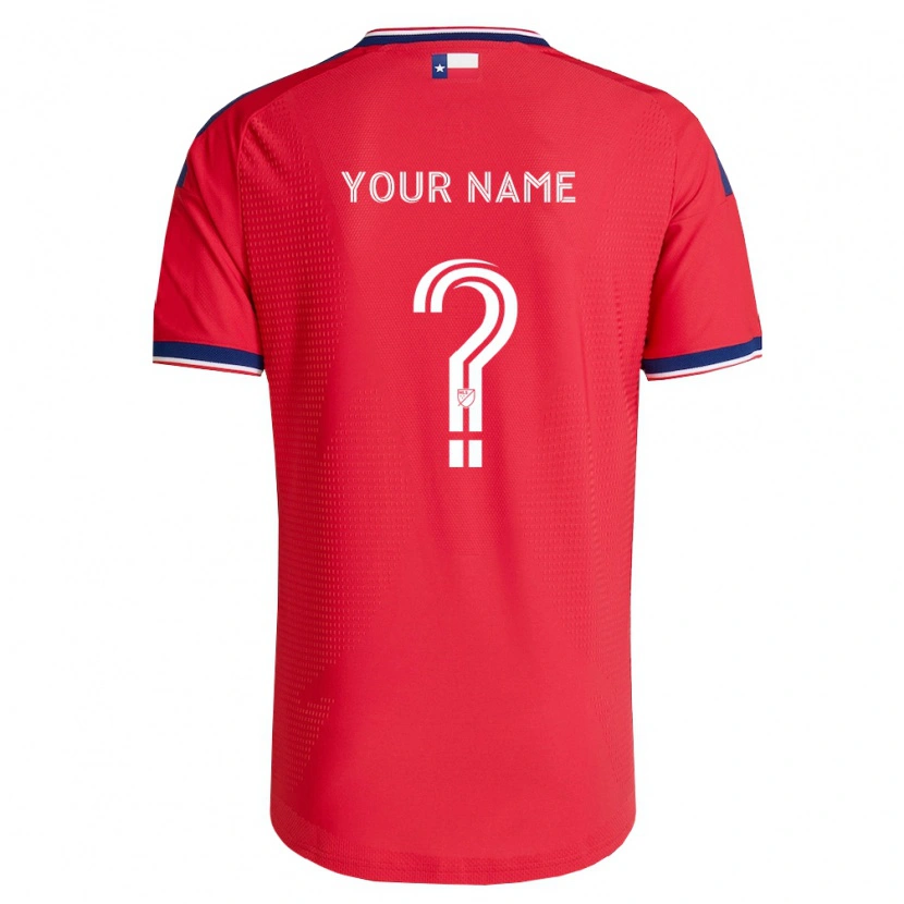 Danxen Dames Uw Naam #0 Rood Blauw Wit Thuisshirt Thuistenue 2026/27 T-Shirt België
