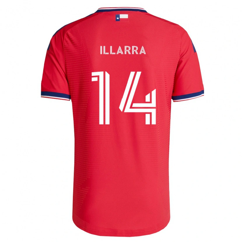 Danxen Dames Asier Illarramendi #14 Rood Blauw Wit Thuisshirt Thuistenue 2026/27 T-Shirt België