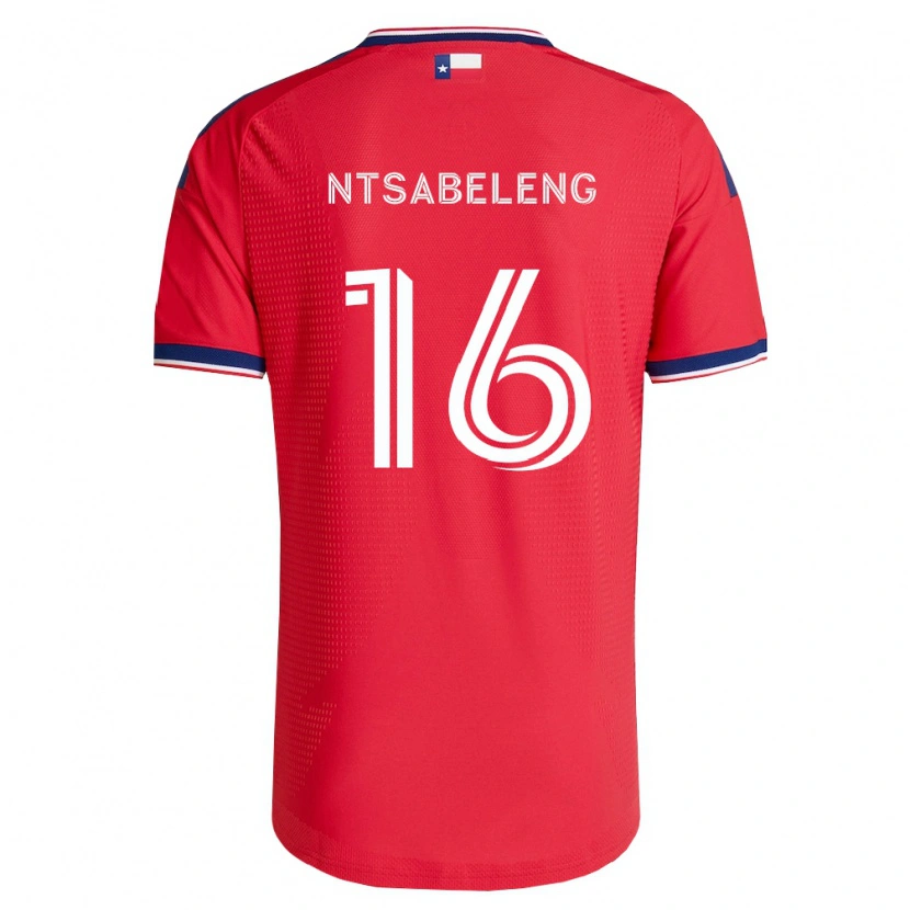 Danxen Dames Tsiki Ntsabeleng #16 Rood Blauw Wit Thuisshirt Thuistenue 2026/27 T-Shirt België