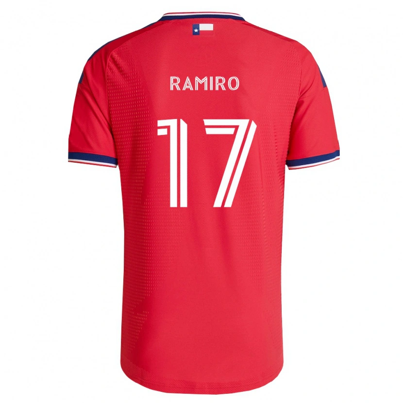 Danxen Dames Ramiro Moschen Benetti #17 Rood Blauw Wit Thuisshirt Thuistenue 2026/27 T-Shirt België