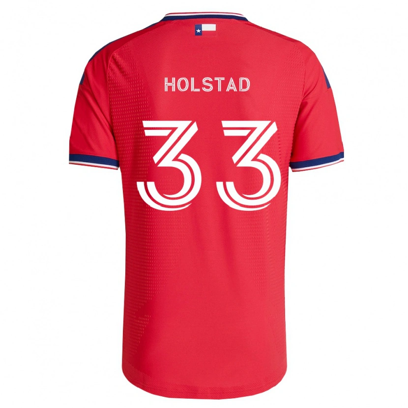 Danxen Dames Clay Holstad #33 Rood Blauw Wit Thuisshirt Thuistenue 2026/27 T-Shirt België