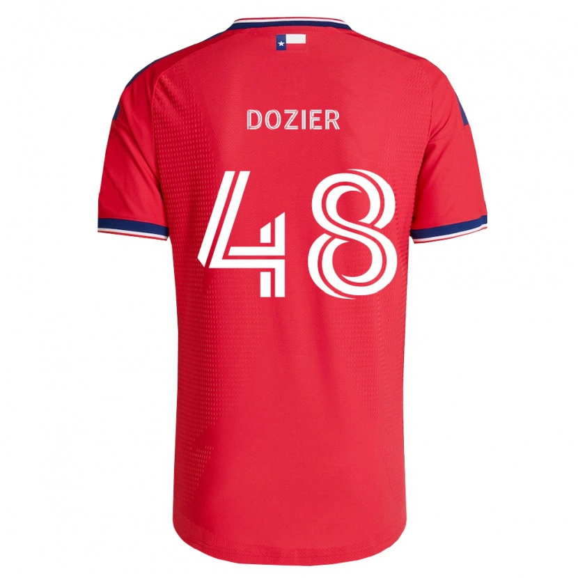 Danxen Dames Jonathon Dozier #48 Rood Blauw Wit Thuisshirt Thuistenue 2026/27 T-Shirt België