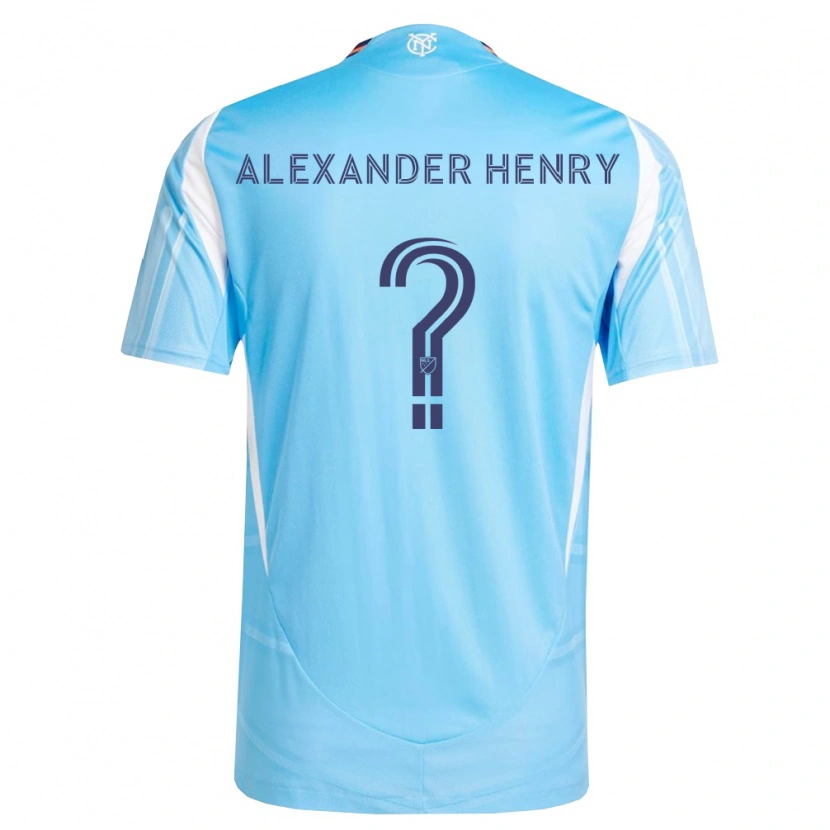 Danxen Dames Liam Alexander Henry #0 Hemelsblauw Wit Thuisshirt Thuistenue 2026/27 T-Shirt België